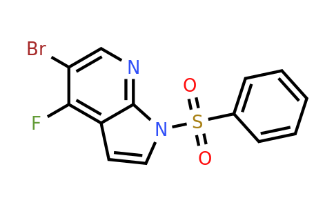 CAS 1172067-98-9 | 5-Bromo-4-fluoro-1-(phenylsulfonyl)-7-azaindole