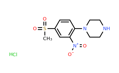 CAS 1172263-55-6 | 1-(4-Methanesulfonyl-2-nitrophenyl)piperazine hydrochloride