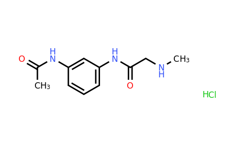 CAS 1172266-38-4 | N-(3-Acetamidophenyl)-2-(methylamino)acetamide hydrochloride