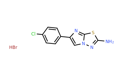 CAS 1172271-74-7 | 6-(4-chlorophenyl)imidazo[2,1-b][1,3,4]thiadiazol-2-amine hydrobromide