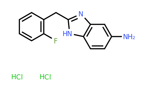CAS 1172291-64-3 | 2-[(2-Fluorophenyl)methyl]-1H-1,3-benzodiazol-5-amine dihydrochloride