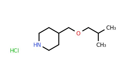 CAS 1172379-41-7 | 4-[(2-Methylpropoxy)methyl]piperidine hydrochloride