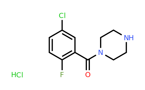 CAS 1172407-04-3 | 1-(5-Chloro-2-fluorobenzoyl)piperazine hydrochloride