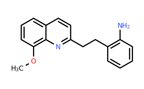 CAS 1172423-38-9 | 2-(2-(8-Methoxyquinolin-2-yl)ethyl)aniline