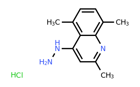 CAS 1172431-20-7 | 4-Hydrazino-2,5,8-trimethylquinoline hydrochloride