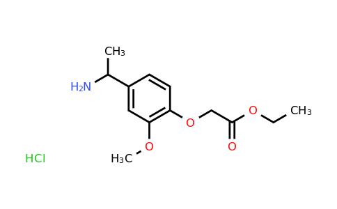 CAS 1172436-88-2 | Ethyl 2-[4-(1-aminoethyl)-2-methoxyphenoxy]acetate hydrochloride