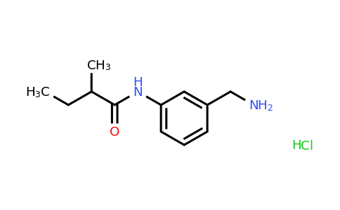 CAS 1172475-69-2 | N-[3-(Aminomethyl)phenyl]-2-methylbutanamide hydrochloride