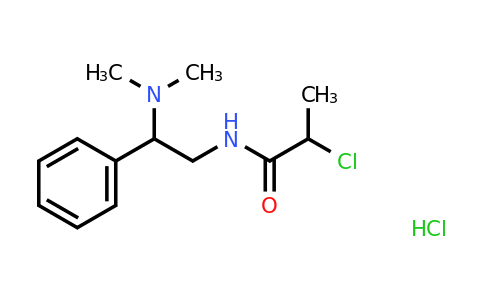 CAS 1172514-73-6 | 2-Chloro-N-[2-(dimethylamino)-2-phenylethyl]propanamide hydrochloride