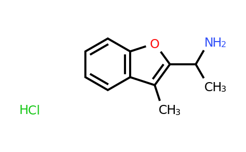 CAS 1172557-88-8 | 1-(3-Methyl-1-benzofuran-2-yl)ethan-1-amine hydrochloride