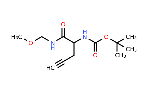 CAS 1172623-95-8 | tert-butyl (1-((methoxymethyl)amino)-1-oxopent-4-yn-2-yl)carbamate