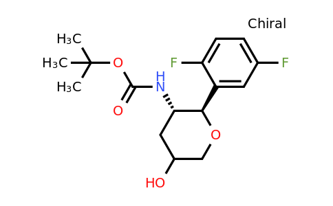 CAS 1172623-99-2 | tert-butyl N-[(2R,3S)-2-(2,5-difluorophenyl)-5-hydroxyoxan-3-yl]carbamate