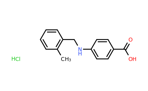 CAS 1172716-00-5 | 4-{[(2-methylphenyl)methyl]amino}benzoic acid hydrochloride