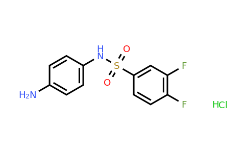 CAS 1172718-05-6 | N-(4-Aminophenyl)-3,4-difluorobenzene-1-sulfonamide hydrochloride