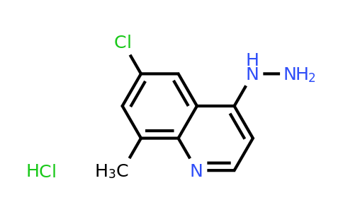 CAS 1172722-59-6 | 6-Chloro-4-hydrazino-8-methylquinoline hydrochloride