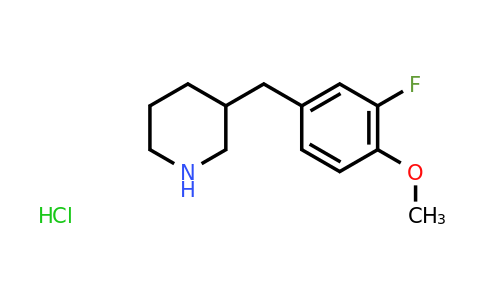 CAS 1172742-77-6 | 3-(3-Fluoro-4-methoxy-benzyl)-piperidine hydrochloride