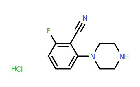 CAS 1172753-27-3 | 2-Fluoro-6-(piperazin-1-yl)benzonitrile hydrochloride