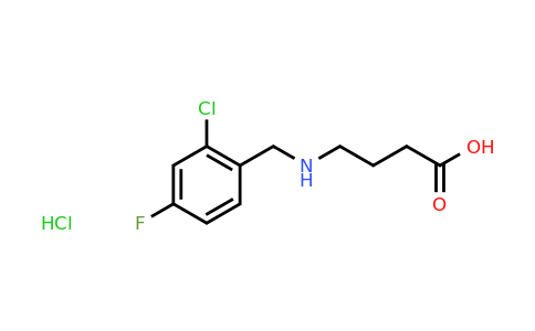 CAS 1172779-62-2 | 4-{[(2-chloro-4-fluorophenyl)methyl]amino}butanoic acid hydrochloride