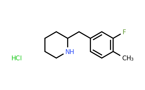 CAS 1172829-38-7 | 2-(3-Fluoro-4-methyl-benzyl)-piperidine hydrochloride