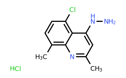 CAS 1172873-09-4 | 5-Chloro-2,8-dimethyl-4-hydrazinoquinoline hydrochloride