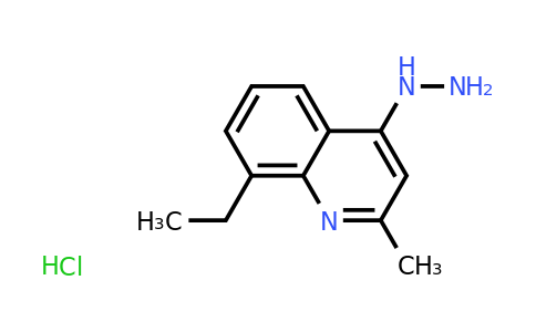 CAS 1172882-67-5 | 8-Ethyl-4-hydrazino-2-methylquinoline hydrochloride