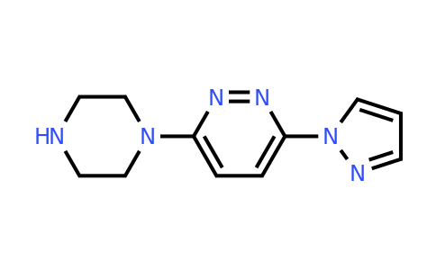 CAS 1172883-22-5 | 3-(Piperazin-1-yl)-6-(1H-pyrazol-1-yl)pyridazine