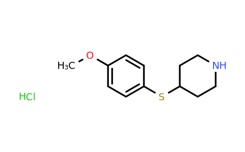 CAS 1172883-91-8 | 4-((4-Methoxyphenyl)thio)piperidine hydrochloride