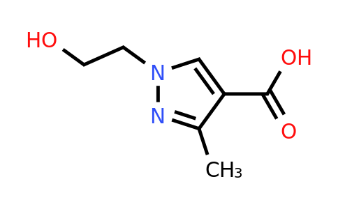 CAS 1172918-85-2 | 1-(2-Hydroxyethyl)-3-methyl-1H-pyrazole-4-carboxylic acid