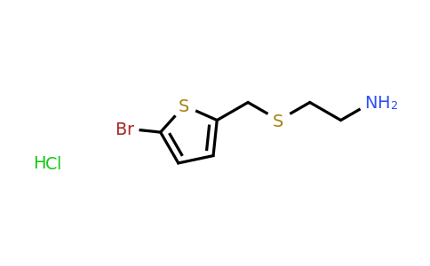CAS 1172948-44-5 | 2-{[(5-bromothiophen-2-yl)methyl]sulfanyl}ethan-1-amine hydrochloride