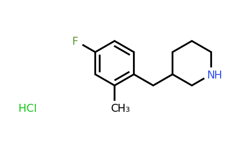 CAS 1172955-97-3 | 3-(4-Fluoro-2-methyl-benzyl)-piperidine hydrochloride