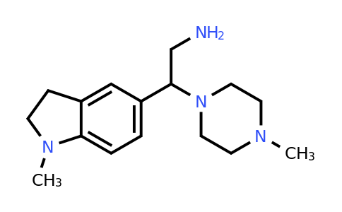 CAS 1172989-88-6 | 2-(1-methylindolin-5-yl)-2-(4-methylpiperazin-1-yl)ethan-1-amine