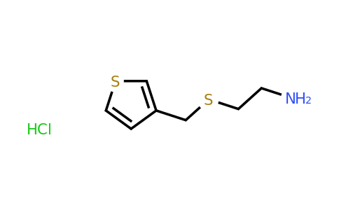 CAS 1173049-56-3 | 2-{[(thiophen-3-yl)methyl]sulfanyl}ethan-1-amine hydrochloride