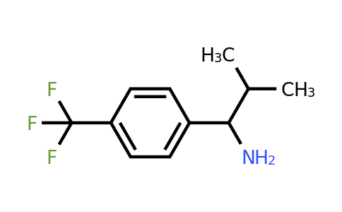 CAS 1173241-51-4 | 2-methyl-1-[4-(trifluoromethyl)phenyl]propan-1-amine