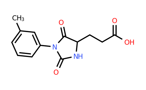 CAS 1173293-39-4 | 3-[1-(3-Methylphenyl)-2,5-dioxoimidazolidin-4-yl]propanoic acid
