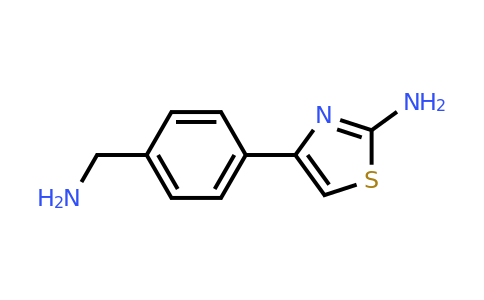 CAS 117360-26-6 | 4-(4-Aminomethyl-phenyl)-thiazol-2-ylamine