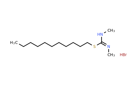 CAS 1173622-54-2 | N,N'-Dimethyl(undecylsulfanyl)methanimidamide hydrobromide