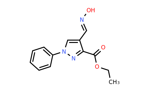 CAS 1173625-38-1 | Ethyl 4-[(hydroxyimino)methyl]-1-phenyl-1H-pyrazole-3-carboxylate