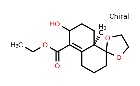 CAS 1173664-61-3 | (R)-Spiro[1,3-dioxolane-2,1'(2'H)-naphthalene]-5'-carboxylic acid, 3',4',6',7',8',8'A-hexahydro-6'-hydroxy-8'A-methyl-, ethyl ester