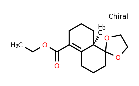 CAS 1173664-74-8 | (R)-Spiro[1,3-dioxolane-2,1'(2'H)-naphthalene]-5'-carboxylic acid, 3',4',6',7',8',8'A-hexahydro-8'A-methyl-, ethyl ester