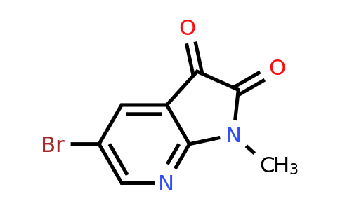 CAS 1173721-45-3 | 5-bromo-1-methyl-1H,2H,3H-pyrrolo[2,3-b]pyridine-2,3-dione
