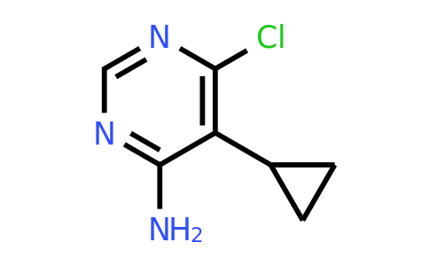 CAS 1174007-83-0 | 6-chloro-5-cyclopropylpyrimidin-4-amine