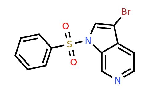 CAS 1174038-64-2 | 1-(benzenesulfonyl)-3-bromo-1H-pyrrolo[2,3-c]pyridine