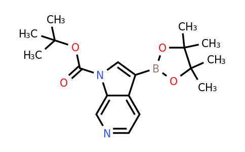 Tert-butyl 3-(4,4,5,5-tetramethyl-1,3,2-dioxaborolan-2-YL)-1H-pyrrolo[2,3-C]pyridine-1-carboxylate