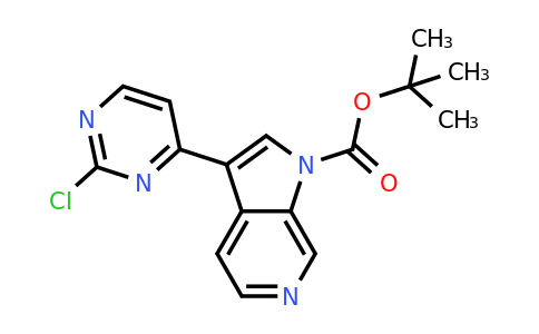 CAS 1174038-68-6 | tert-Butyl 3-(2-chloropyrimidin-4-yl)-1H-pyrrolo[2,3-c]pyridine-1-carboxylate