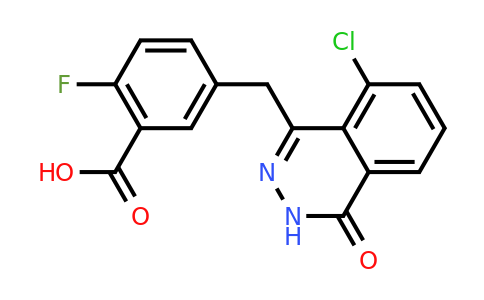CAS 1174044-59-7 | 2-Fluoro-5-((8-chloro-4-oxo-3,4-dihydrophthalazin-1-yl)methyl)benzoic acid
