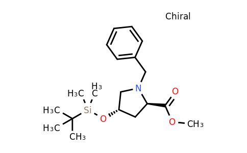 CAS 117460-90-9 | methyl trans-1-benzyl-4-[tert-butyl(dimethyl)silyl]oxy-pyrrolidine-2-carboxylate