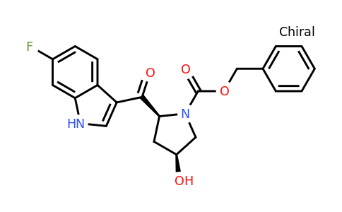 CAS 1174655-38-9 | benzyl (2S,4S)-2-(6-fluoro-1H-indole-3-carbonyl)-4-hydroxypyrrolidine-1-carboxylate