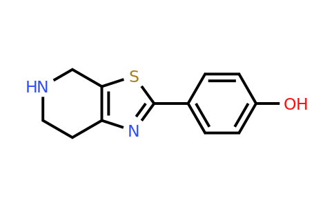 CAS 1174738-34-1 | 4-(4,5,6,7-tetrahydrothiazolo[5,4-c]pyridin-2-yl)phenol