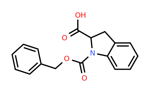 CAS 117483-89-3 | 1-((Benzyloxy)carbonyl)indoline-2-carboxylic acid