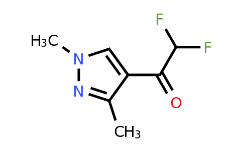 CAS 1174846-40-2 | 1-(1,3-Dimethyl-1H-pyrazol-4-yl)-2,2-difluoroethanone