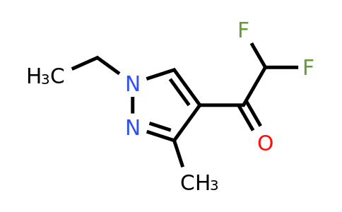 CAS 1174864-51-7 | 1-(1-Ethyl-3-methyl-1H-pyrazol-4-yl)-2,2-difluoroethanone